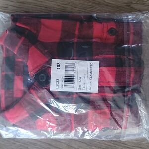 Boys Buffalo plaid red shirt the children's place